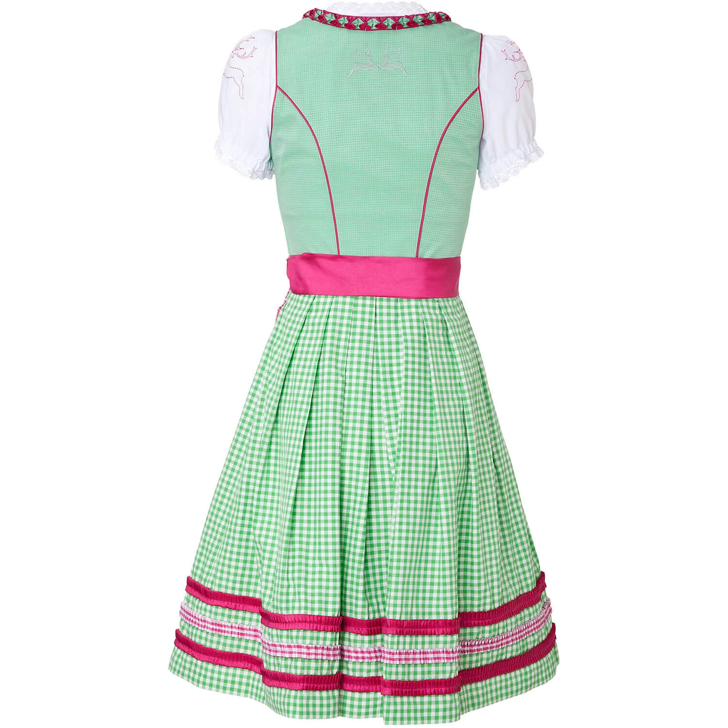 Wiesnkönig Dirndl Lori In Grün 4 Wiesnkönig Dirndl Lori In Grün – Bild 2