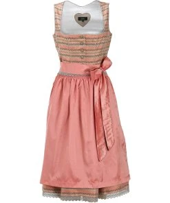 Wiesnkönig Dirndl Minza (Midi) In Rose