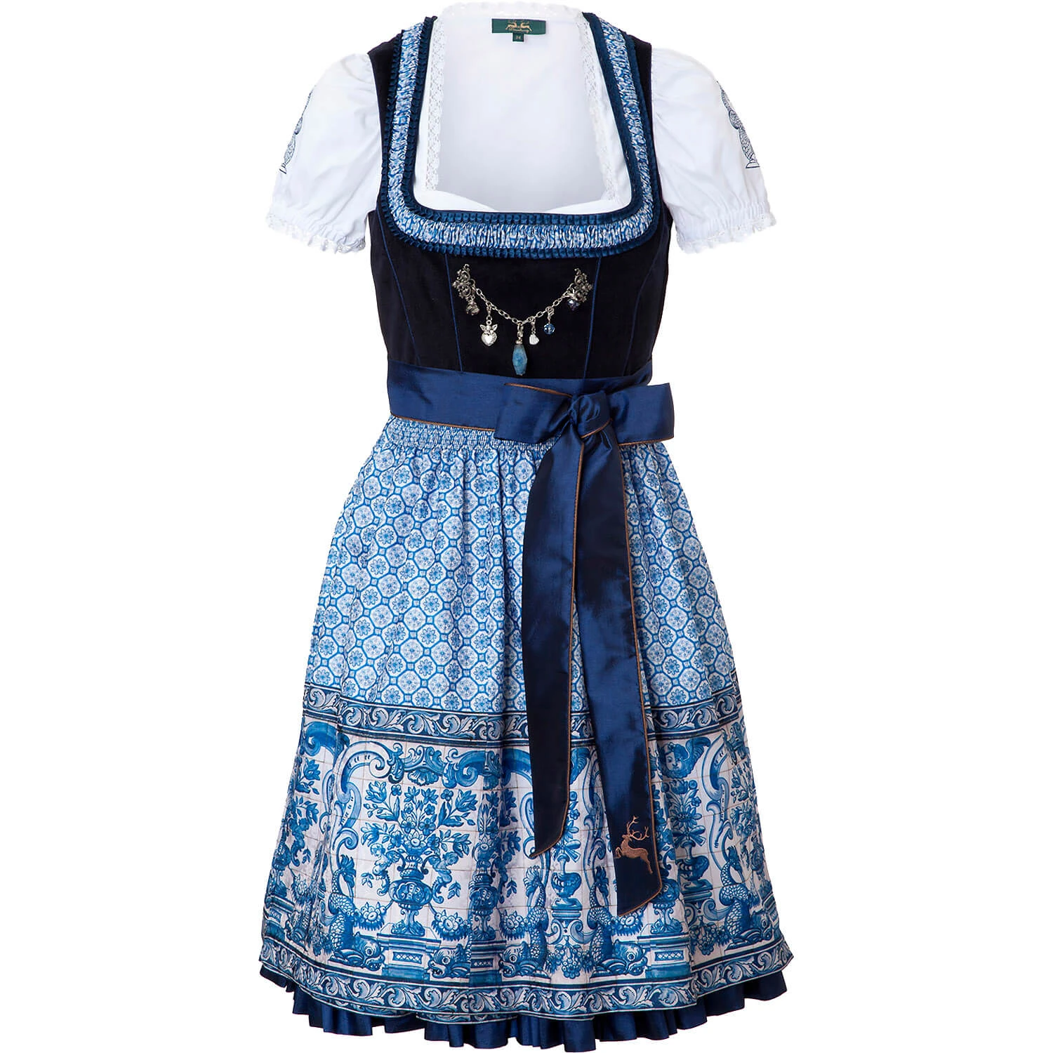 Wiesnkönig Dirndl Sarah In Blau 3 Wiesnkönig Dirndl Sarah In Blau