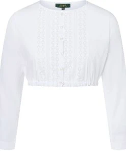 Wiesnkönig Dirndlbluse Merit 3/4 Arm K20 In Weiß