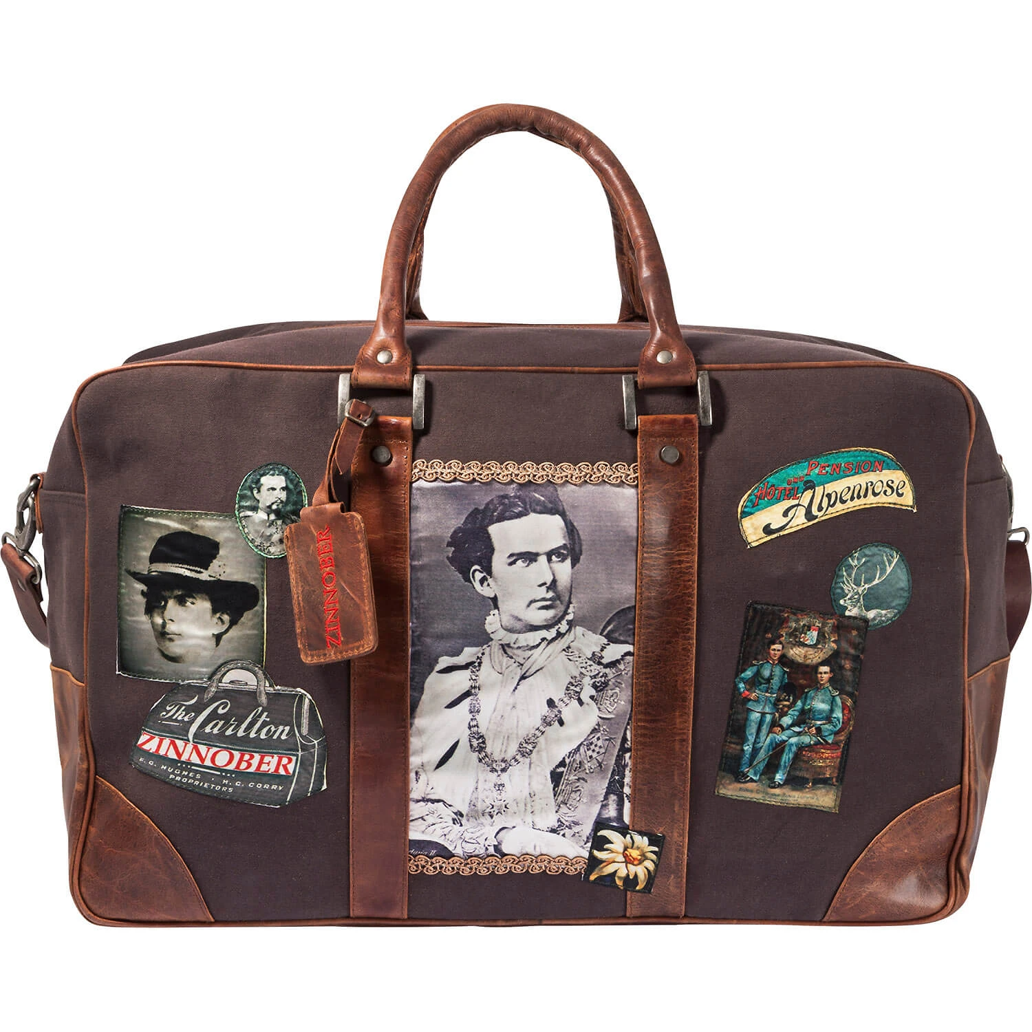 Wiesnkönig Reisetasche Ludwig Groß In Braun 3 Wiesnkönig Reisetasche Ludwig Groß In Braun