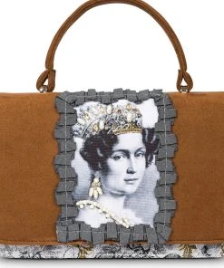 Wiesnkönig Tasche Therese Mit Krone In Anthrazit